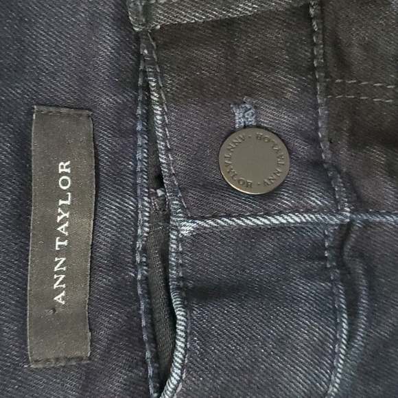 Ann Taylor jeans womens size 2 blue black can look both The Skinny - Picture 7 of 10